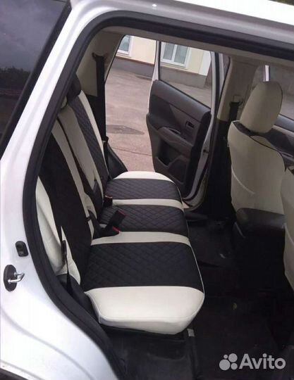 Чехлы из экокожи Митсубиси оутлендер