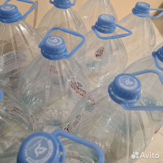 Пэт бутылки (баклажки) для воды 5 литров