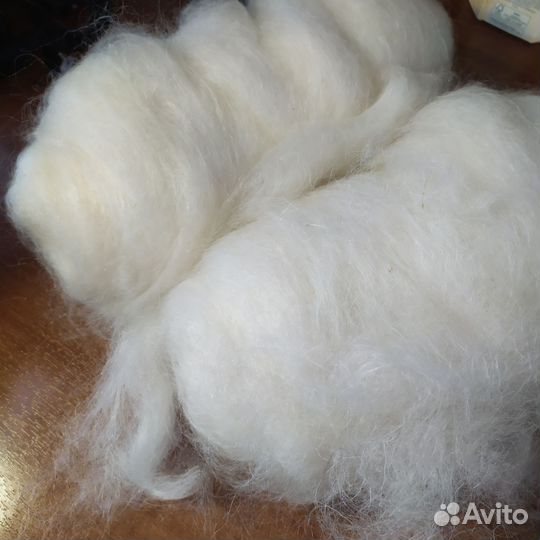 Пух белый
