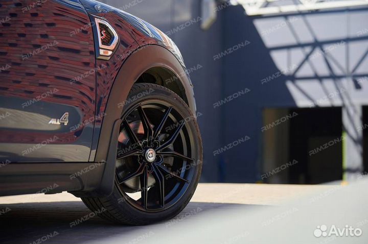 Литые диски HRE FF21 R19 на mini Cooper S