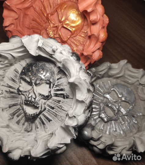 Пепельница из гипса