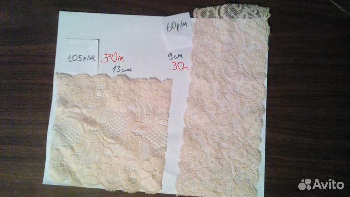 Кружева эластичные