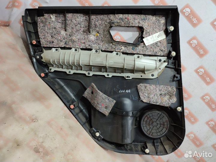 Обшивка двери задняя правая Nissan Qashqai J10