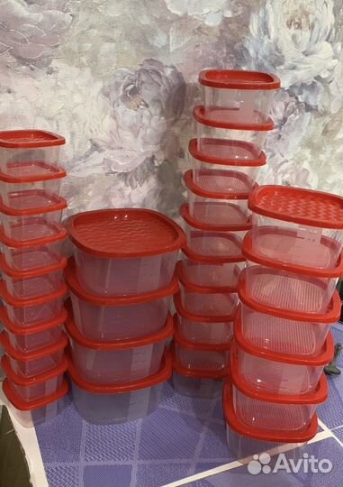 Контейнер пластиковый набор 15 30 шт