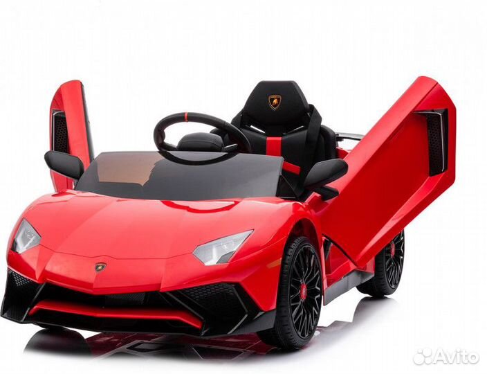 Электромобиль Lamborghini Aventador SV Red
