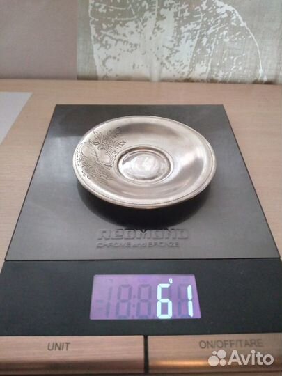 Кофейная пара серебро 830. Германия. Рубеж 20 века