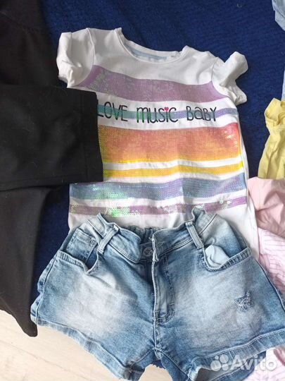 Вещи на девочку пакетом 122-128