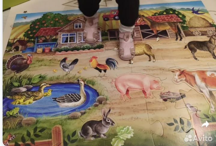 Огромный напольный пазл (Baby Step)