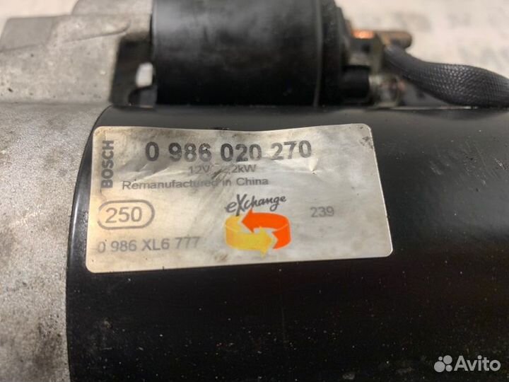 Стартер Volkswagen Transporter 2.5 TDI BNZ 2008