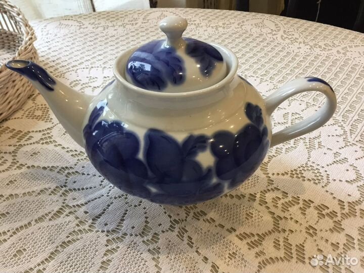 Заварочный чайник большой ретро чайник лфз