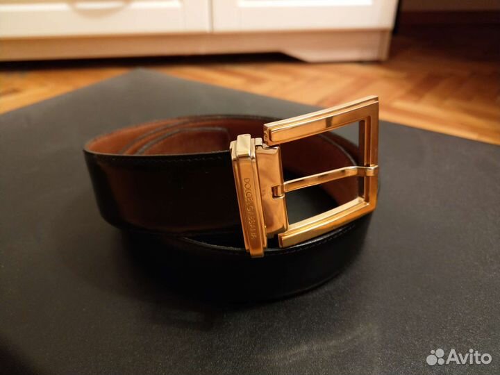 Ремень Dolce Gabbana черный 2006