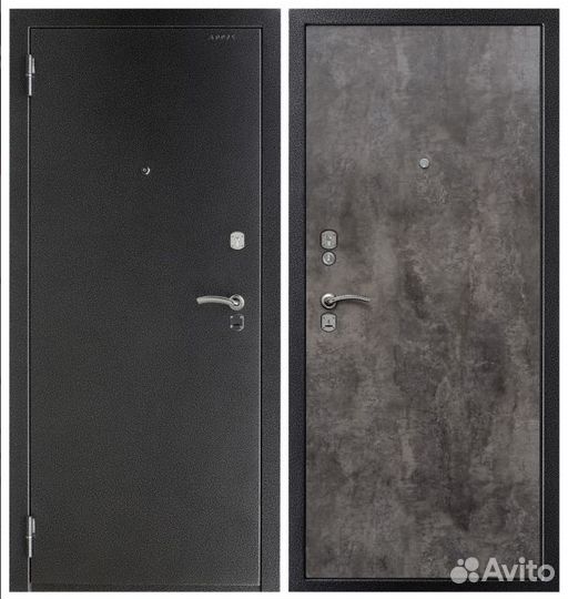 Входная дверь Стандарт в 2-х цветах