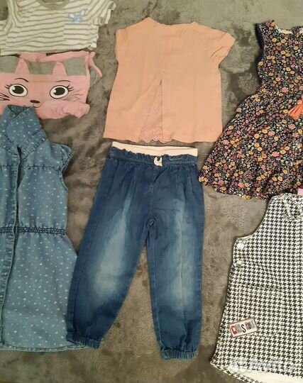 Пакет вещей для девочки 2 года