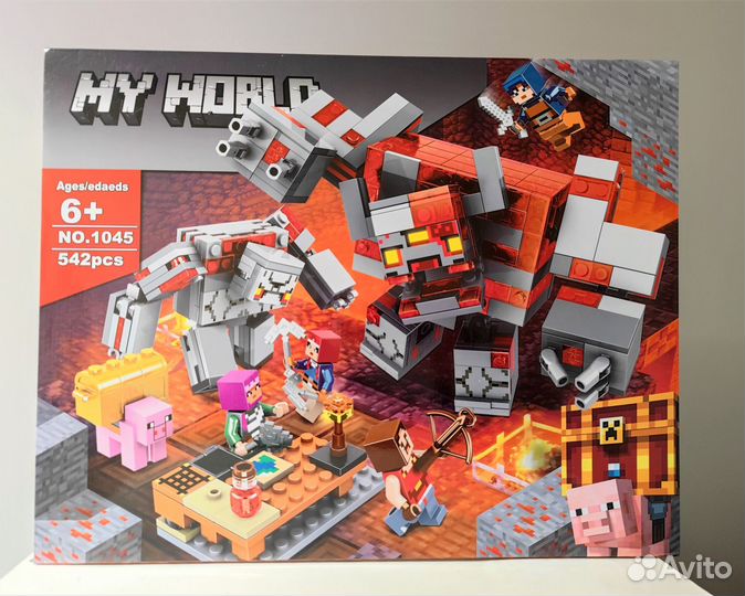 Конструктор Майнкрафт - Битва за красную пыль