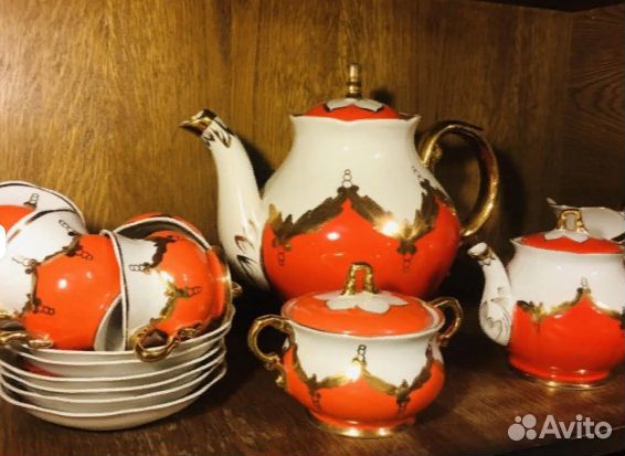 Чайный сервиз Бутон Барановка СССР