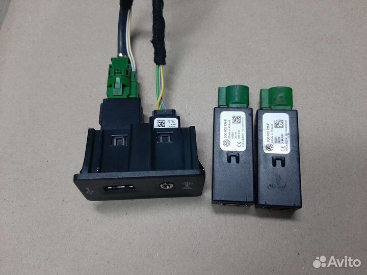 Разъём USB skoda, volkswagen