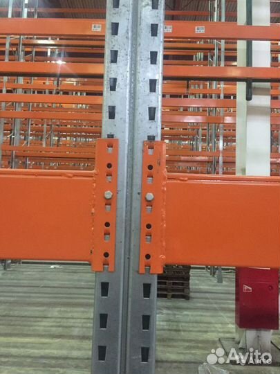 Стеллажи бу, рама 10 м, балка 3600