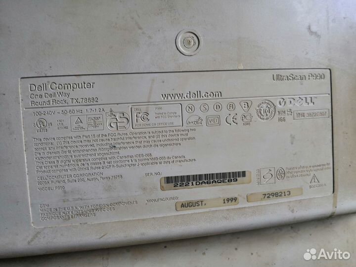 Монитор Dell Ultra Scan P 990