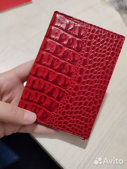 Обложка на паспорт натуральная кожа