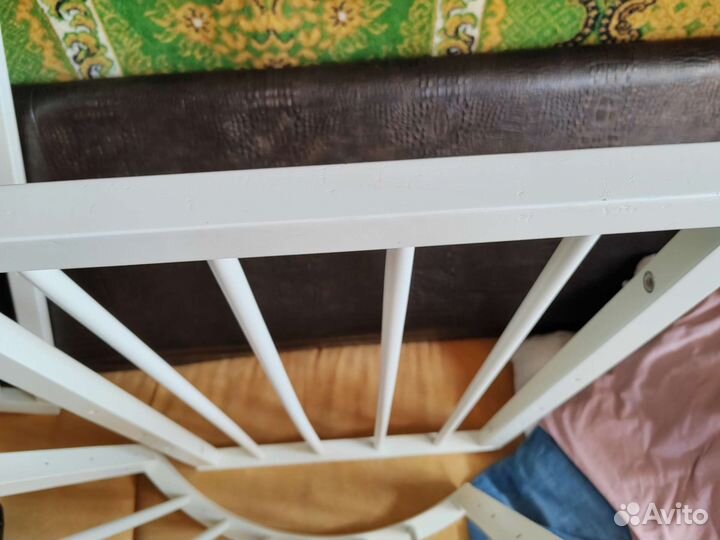 Детская кроватка трансформер с маятником круглая