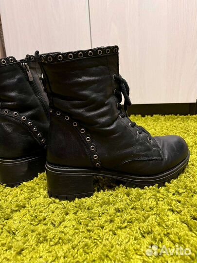 Ботинки женские 38 размера кожаные