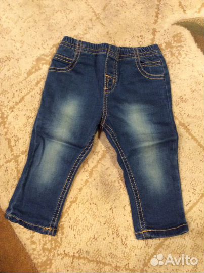 Костюм рубашка и джинсы 3-6 месяцев