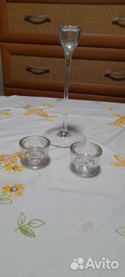 Подсвечник стекло