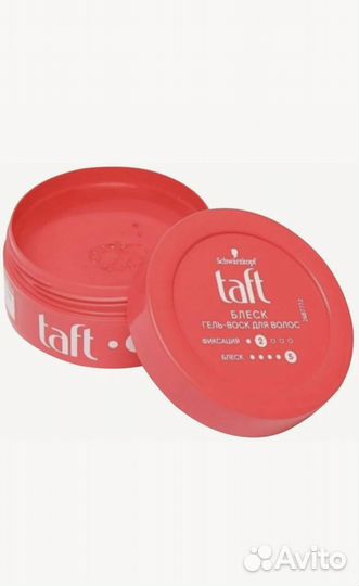 Гель воск для укладки волос Taft Блеск 75мл