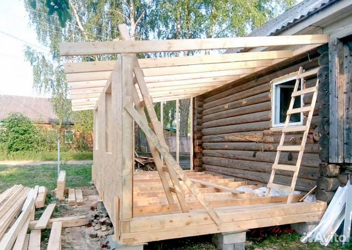 Пристройка к дому строительство веранд