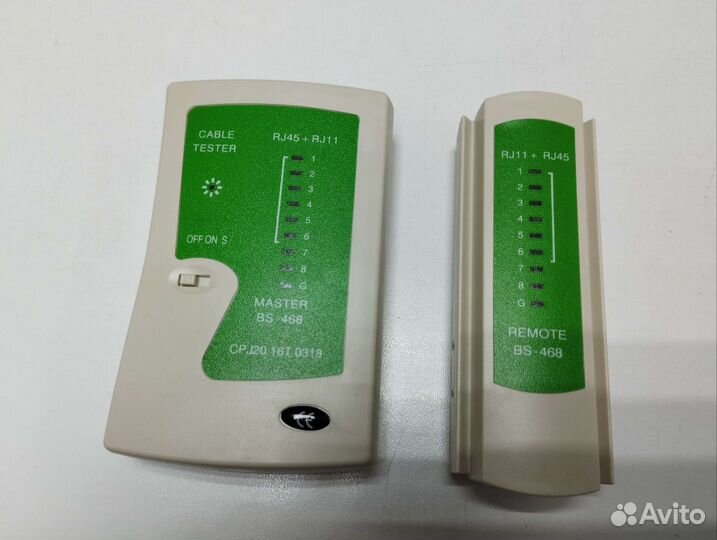 Тестер Сетевой LAN RJ45/12 Exegate Новый