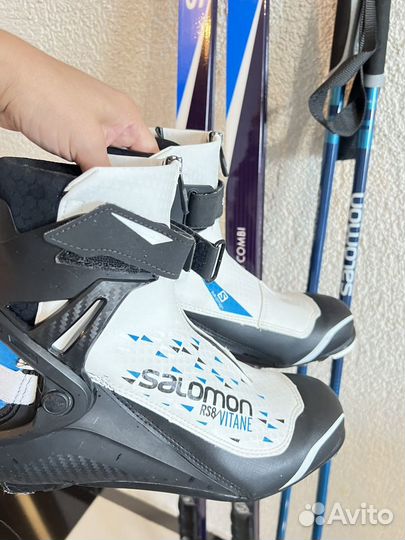 Лыжи беговые salomon r6 combi