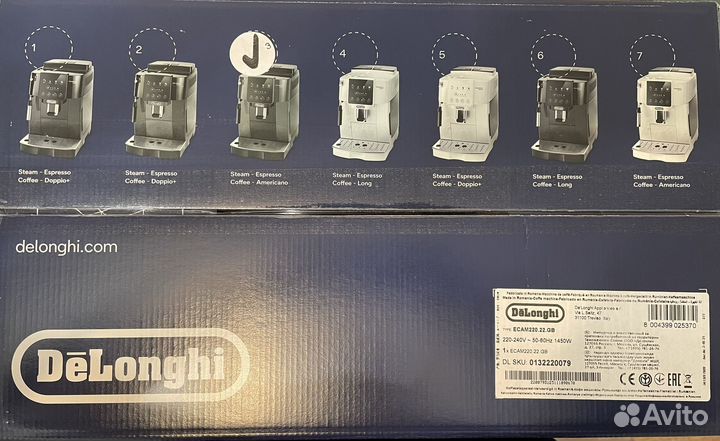 Новая Кофемашина Delonghi ecam220.22.GB