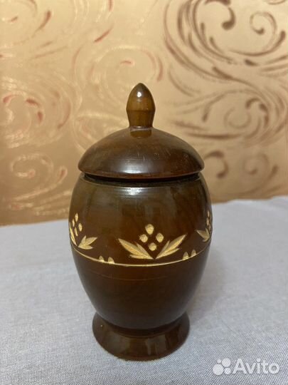 Солонка деревянная