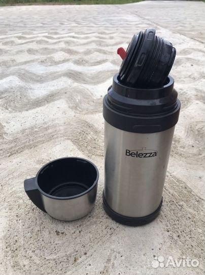 Термос Belezza 1,5 л. с ручкой и кружкой