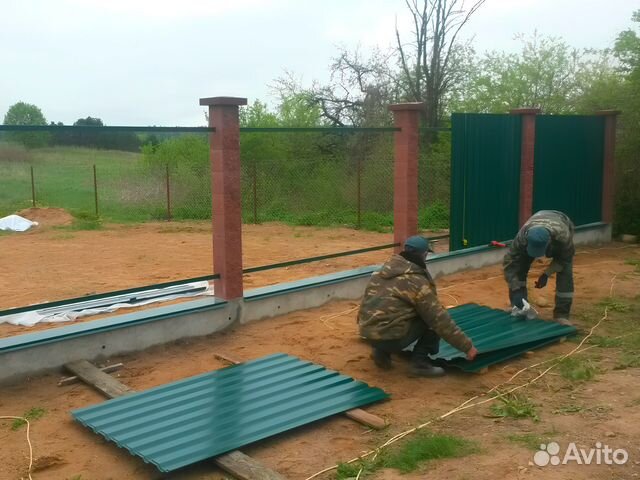 Установка заборов под ключ в Сергиевом Посаде | Услуги | Авито