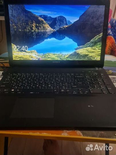 Ноутбук sony vaio i7