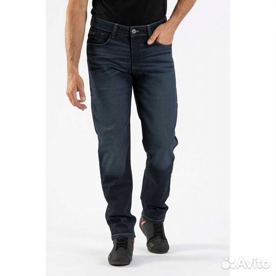 Ixon alex Washed Blue Technical Motorcycle Jeans