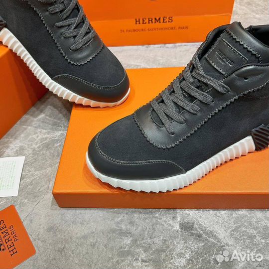 Кроссовки Hermes С мехом