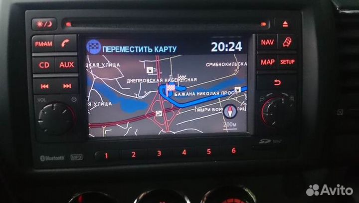 SD карта нави Nissan Connect 1 KE28899RSD15 Россия