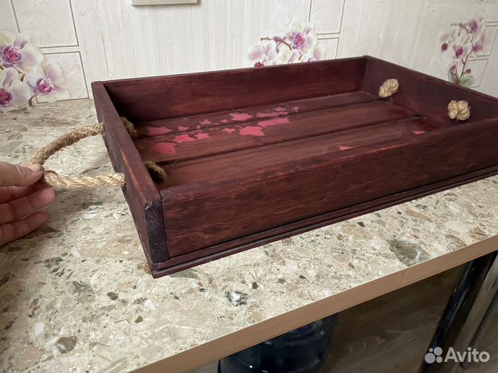 Поднос ручной работы