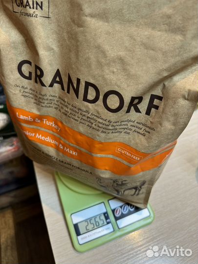Корм для собак грандорф 3кг