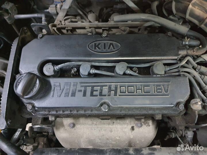 Двигатель Kia spectra 1 6