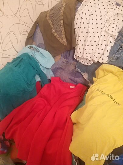 Большой пакет одежды женской