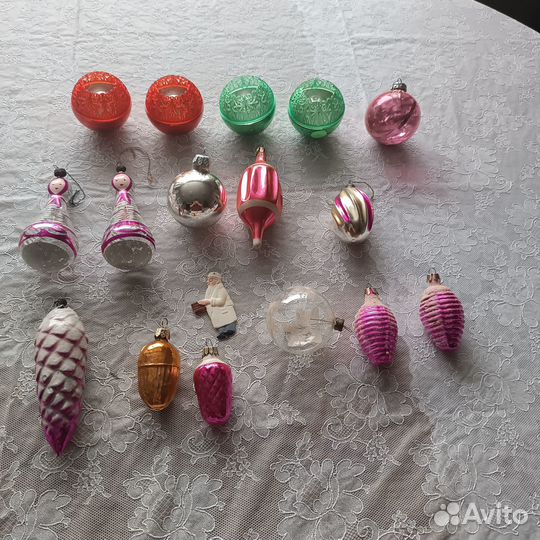 Ёлочные игрушки старые