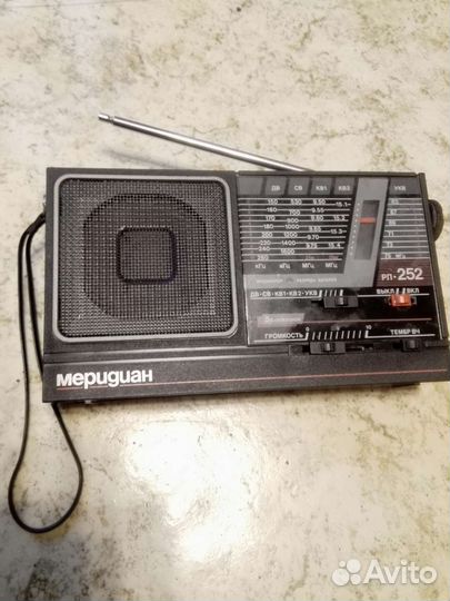 Портативный радиоприемник Меридиан рп-252