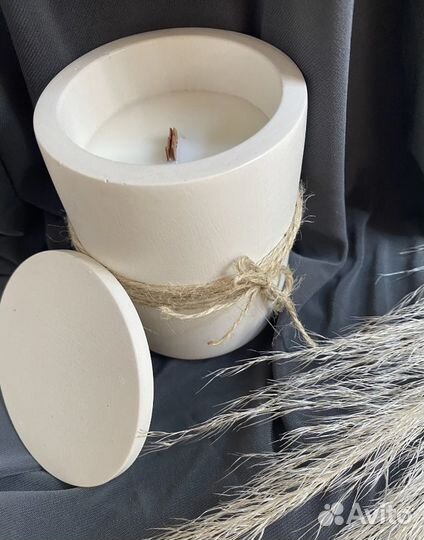 Ароматные Соевые Свечи в подсвечнике