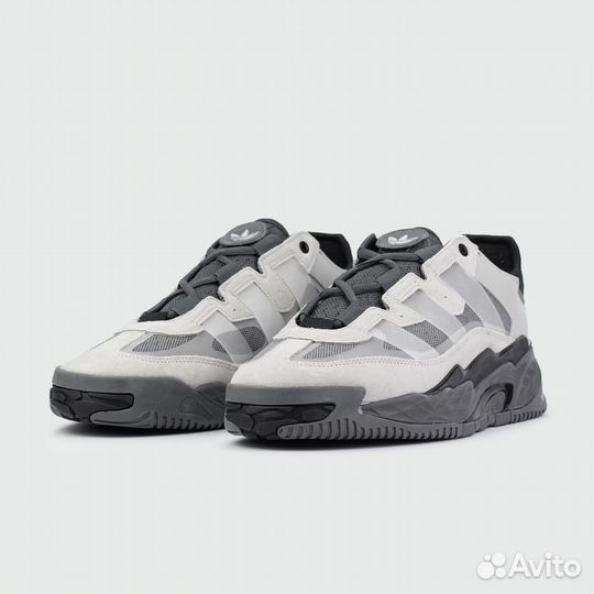 Кроссовки Adidas Niteball Grey / Black