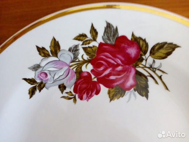 Советское фарфоровое блюдо