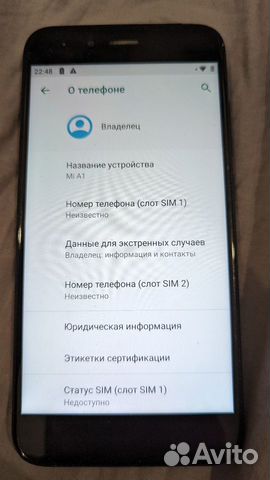 Xiaomi Mi A1 Android One, 4/64 ГБ объявление продам