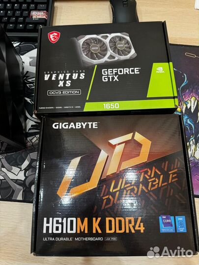 Игровой/офисный пк с gtx1650 и i312100f